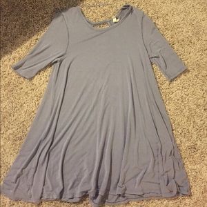 long 3/4 sleeve free people shirt (size: small)
